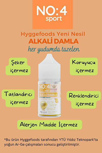 Hyggefoods Yeni Nesil Alkali Damla Lipödem Dolaşım 3lü Set - Su Içmeye Yardımcı - Nötr Tat - Koruyucusuz