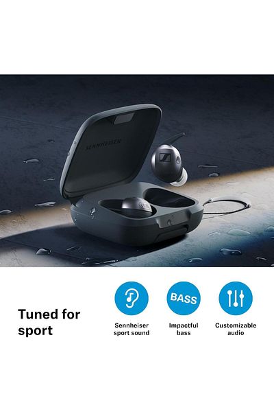 Sennheiser Momentum Sport True Wireless Earbuds Graphite