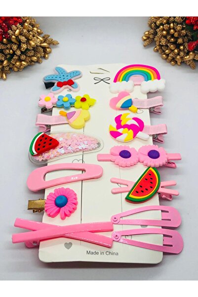 İnDerin Θεματικό σετ με 14 μαλακές πόρπες από σιλικόνη