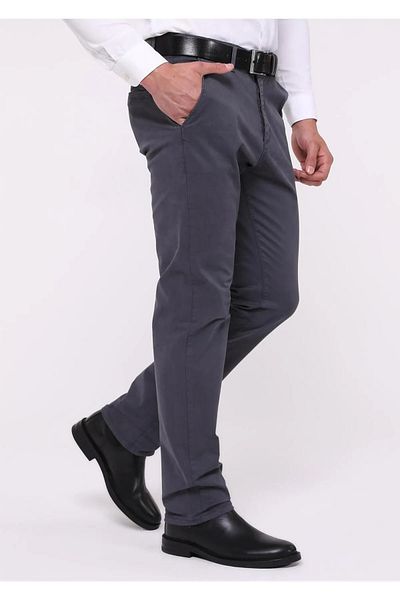 CEDY DENIM Ανδρικό Chino Lycra με ψηλή μέση - Κλασικό παντελόνι με φαρδιά εφαρμογή και πλαϊνές τσέπες