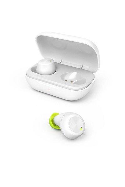 Hama 184081 سماعات أذن Spirit Chop In Ear لاسلكية حقيقية باللون الأبيض
