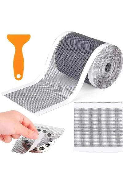 3B Trend 4 Metre 12 Cm Çok Amaçlı Süzgeç Bant Gider Süzgeci Ve Sineklik Yamas...