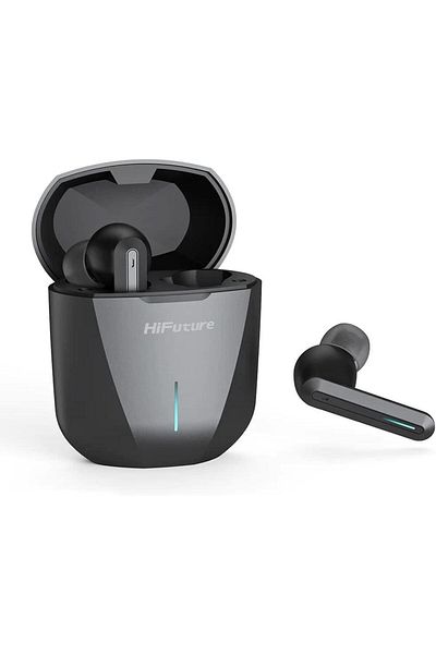 HiFuture Radge Gaming and Music True Wireless Earbuds, Black