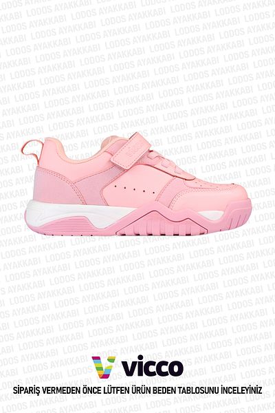Vicco Maxi Model Orthopedic Girl's Sports Shoes Powder Sneaker