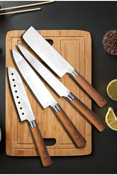 B-H-A BIÇAKÇI HACI AHMET Sürmene Doğu Esintileri Usta Şefler Dörtlü Şef Bıçak...