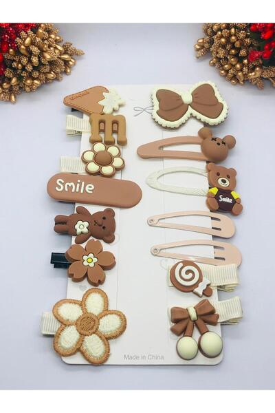 İnDerin Θεματικό σετ με 14 μαλακές πόρπες από σιλικόνη