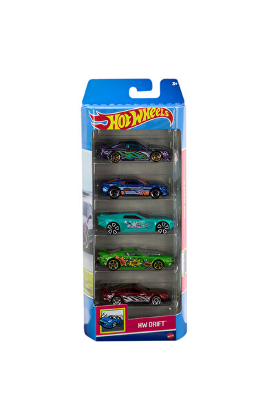 HOT WHEELS Set of Five Cars Hw Drift Htv51