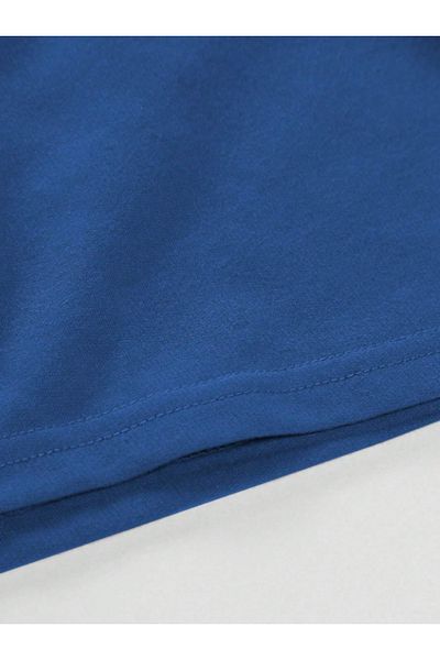 CC STORE INDİGO NEW YORK SHORTS T-SHIRT SET 100% COMBED PREMIUM FABRIC