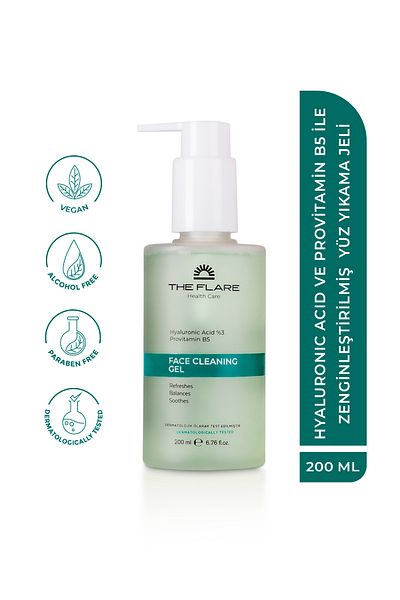 The Flare Health Care 200ml Enriched with Hyaluronic Acid and Provitamin B5 Face Wash - All Skin