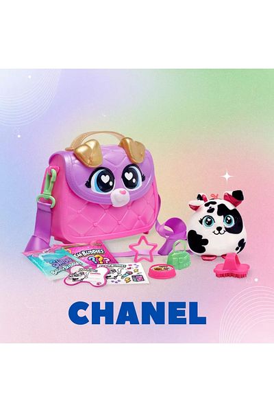 Doğan Oyuncak Dünyası Glam Buddies Plush Puppy - Surprise Puppy Purse