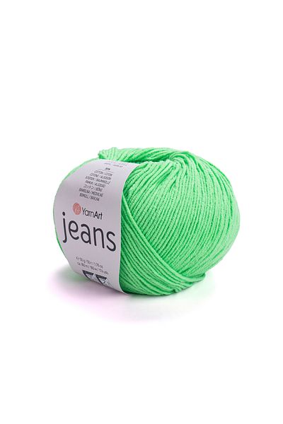 Yarnart Τζιν - Χειροποίητο Πλεκτό Νήμα Highlighter Green-60