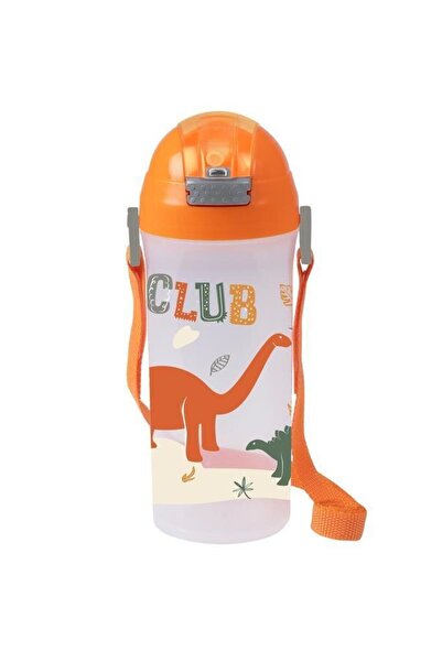 Herevin 610 Cc Desenli Pipetli Okul Matarası-dino Club