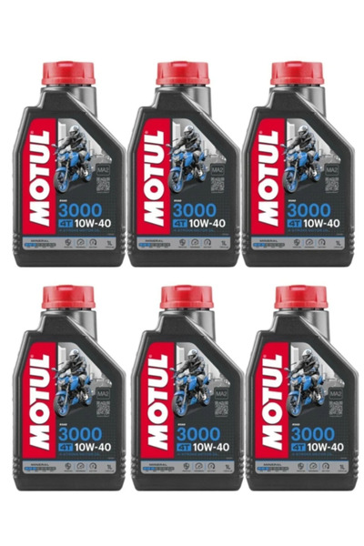 Motul 3000 4t 10w-40 6'lı 1 Lt Motosiklet Motor Yağı