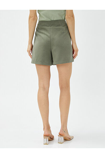 Koton Mini šortky Sukně Modal Blend Pás Detailní