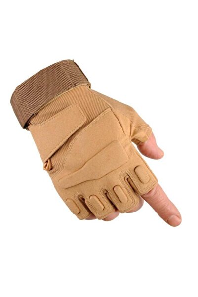 Blackhawk Çöl Sarısı Taktik Kesik Parmak Polis Asker Dağcı Avcı Eldiven