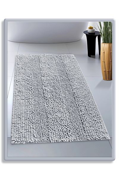 CottonCrafty Σετ πατάκι μπάνιου από βαμβακερό ταφτίνγκ, ζυμαρικά μπάνιου 60x100 εκ.