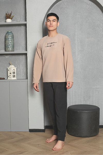 Sude HOMEWEAR Ανδρικό Σετ Πυτζάμες Fleece