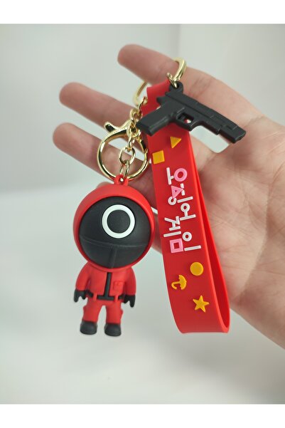 Mia Giyim Squid Game Temalı Lüx 3D Anahtarlık ve Çanta Aksesuarı