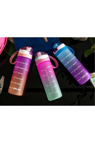 Herevin 0.75 Lt Double Color Painted Size Printed Flask-pink