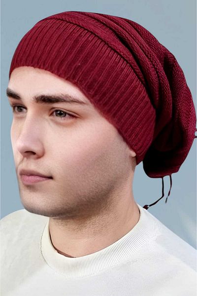 Trenderrs 2-Piece Men's Winter Knitwear Knitted Beanie and Neck Collar
