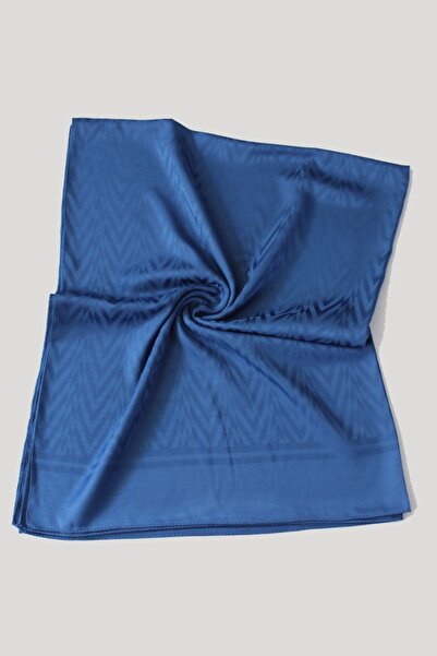 QUM İPEK Італійський жакардовий шарф з візерунком у вигляді зигзагів кольору ...