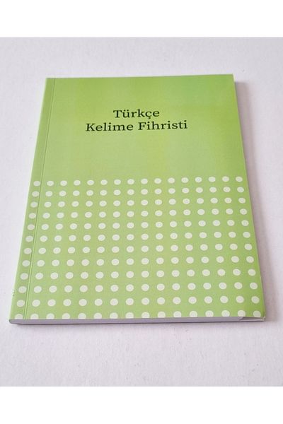 Modellino Fihristli Turkish and Foreign Languages Vocabulary Book A5 Size 60S - Cover Color Select 1 Piece