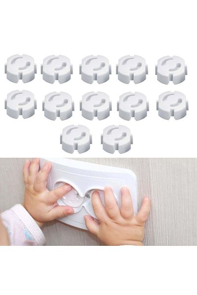 Binbirreyon 12 Pieces Baby and Child Safety Socket Cover - Pd039