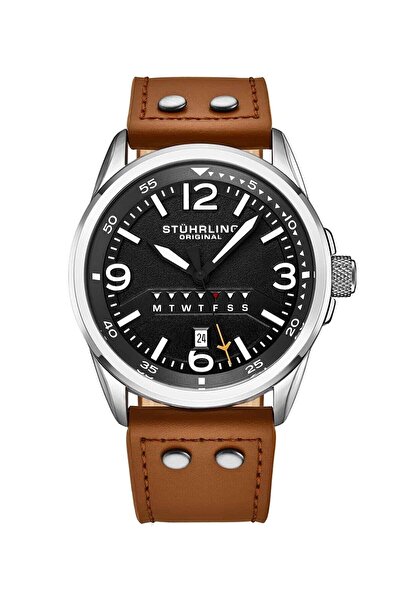 Stührling 447a.02 44mm Isviçre Üretimi Erkek Kol Saati