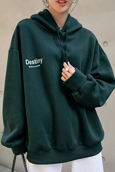 Wish BF سويت شيرت مطبوع بتصميم Destiny