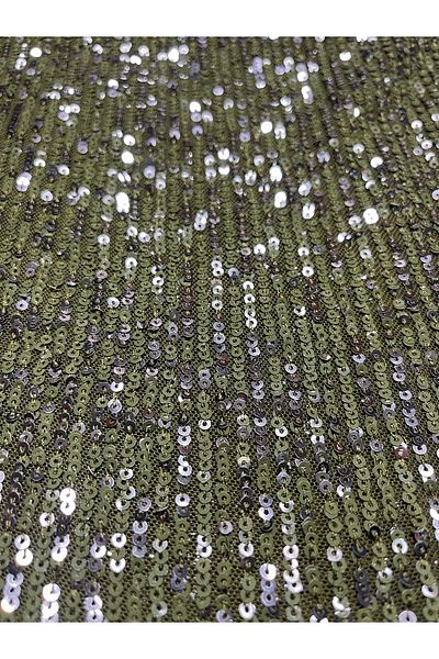 zeinapp Sequined Shiny Stretchy Evening Dress Fancy Fabric (140X170)