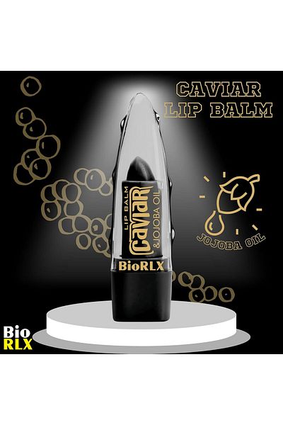 BioRLX Colorless Lip Care with Aloe Vera Jojoba Oil - Caviar Plump Appearance 3.5 g