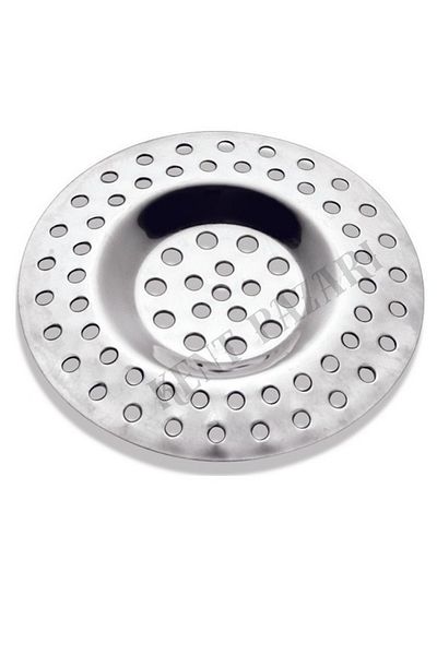 Kent Pazarı Portable Sink Strainer 7 cm Stainless Steel Anti-Clogging with 2 Holes