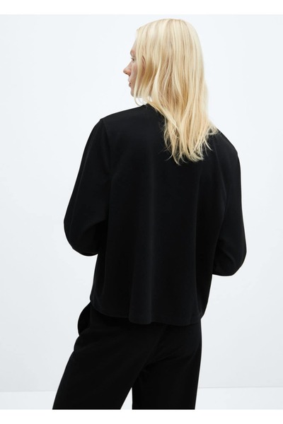 MANGO Woman Dekoratif dikişli sweatshirt