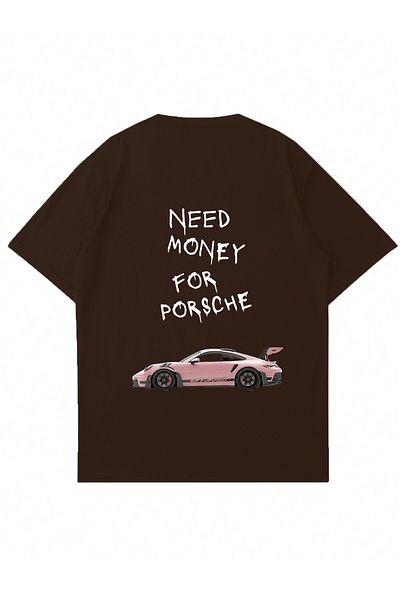 Mad&Calf Μπλουζάκι Unisex Need Money με στάμπα με λαιμόκοψη