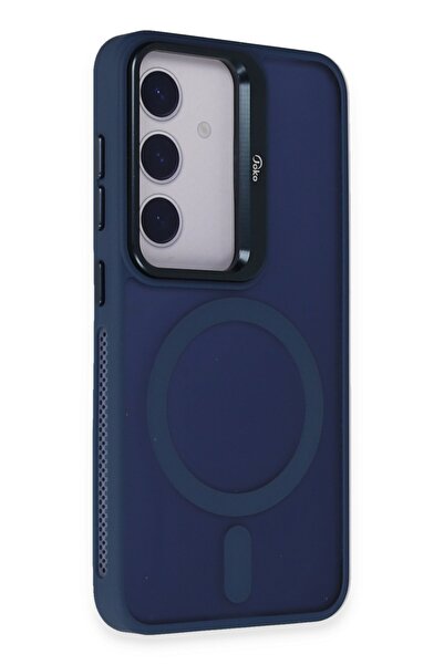 HappyCase Samsung Galaxy s25 Plus Armor Lens Standlı Kılıf Lens Magsafe Kapak...
