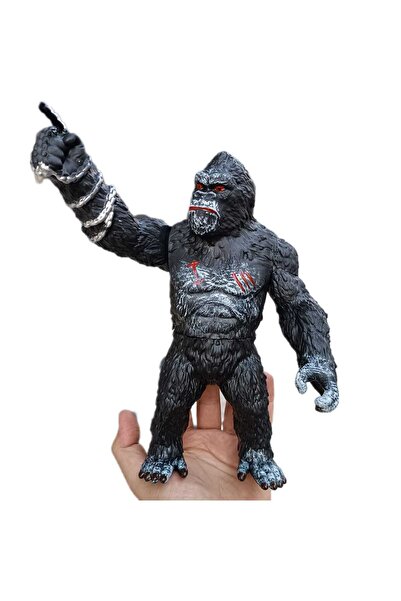 LRS STORE شخصية Godzilla vs. Kong - King Gorilla المشتركة كبيرة الحجم مقاس 25 سم