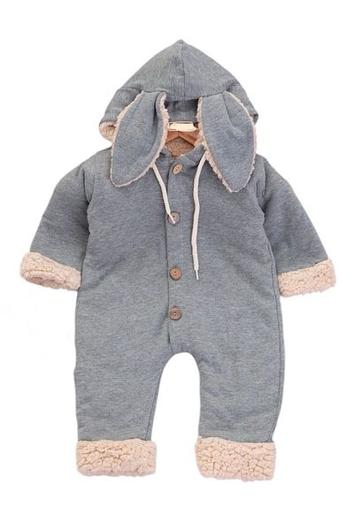 SANTRALBEBE Baby Welsoft Plain Jumpsuit