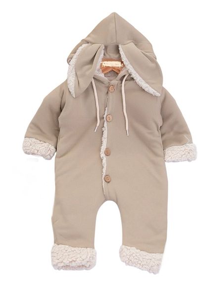 SANTRALBEBE Baby Welsoft Plain Jumpsuit