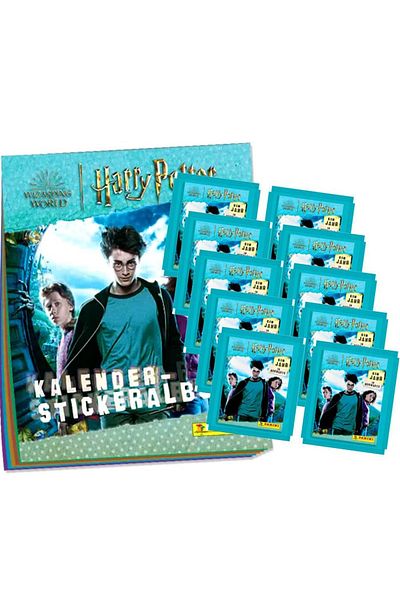 Panini Hogwarts Magic Stickers Album + 10 Pack Sticker Set