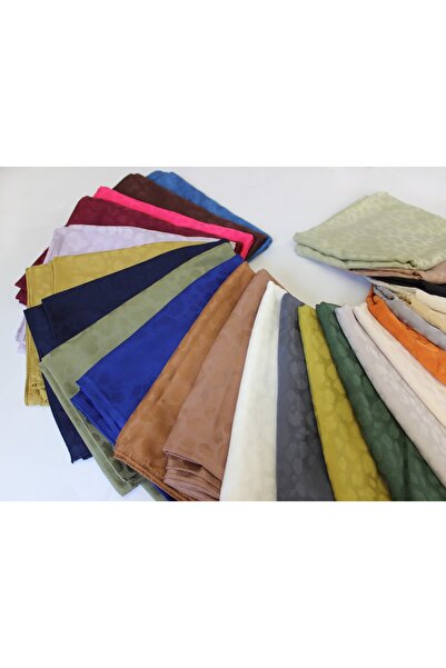 QUM İPEK Італійський жакардовий шарф з леопардовим принтом - темно-синій