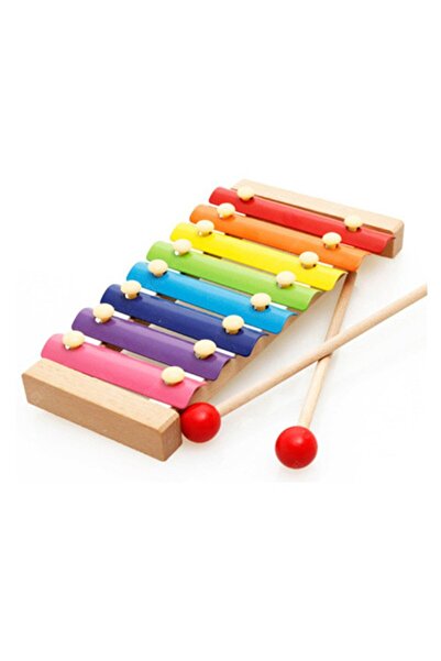 Marsilyan إكسيليفون خشبي - آلة موسيقية ملونة مكونة من 8 نوتات (3+) IEG-U87I5869