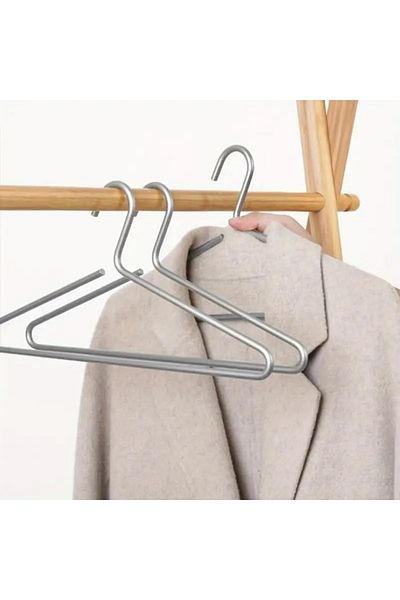 VENON 12Pcs Modern Metal Chrome Dress - Sturdy a Quality Hanger & Arrangement