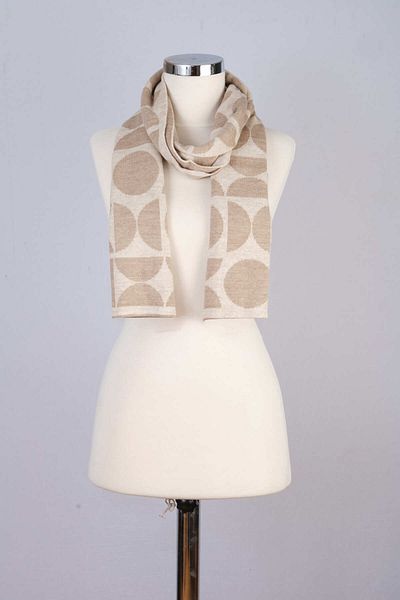 Sebir Moda Circle Patterned Knitwear Scarf
