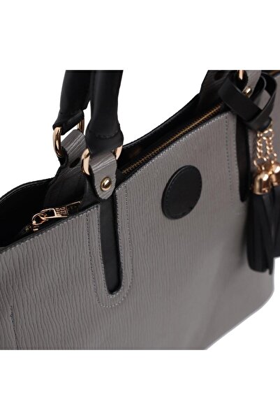 gio&mi Emma El Ve Omuz Çantası Gri Ak