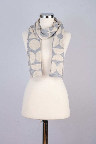 Sebir Moda Circle Patterned Knitwear Scarf