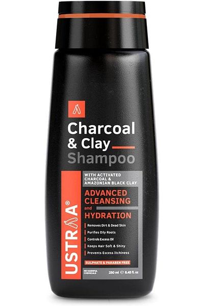 Ustra Charcoal & Clay Shampoo 250 ml