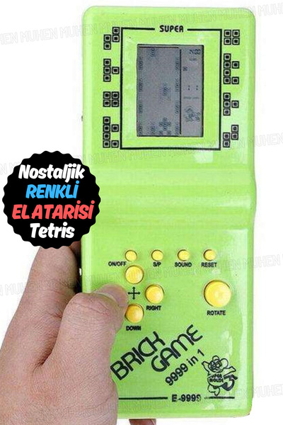 Yenilig Klasik Tetris Eğlencesini Nostaljik El Atarisi ile Yeniden Keşfedin: Kompakt ve Şık Tasarım