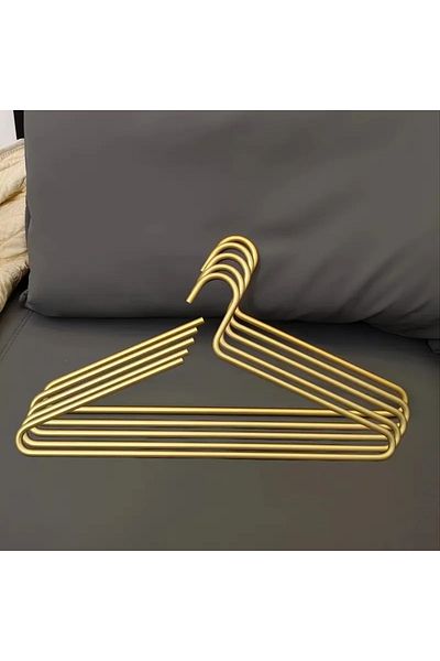 VENON Matte Gold Sturdy a Quality Modern Metal Clothing Clothes Rack - Closet Wardrobe Organizing