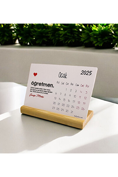 Hediyelen 2025 Öğretmenler Günü Hediyesi Masa Takvimi