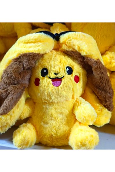 NB market Pokemon Pikachu 40cm Plush Toy - Gift, Surprise Zippered Sleeping Companion